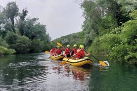 Rafting en la ruta estándar del río Cetina