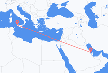 Vols d’Île de Bahreïn, Bahreïn pour Trapani, Italie