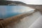 Photo of Kouris Dam, the largest dam in Cyprus.