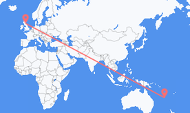 Flights from New Caledonia to Scotland