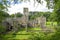 Photo of the ruins of the Fountains Abbey, Studley Royal, North Yorkshire, Ripon, England.