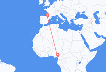 Flyg från Douala, Kamerun till Zaragoza, Spanien