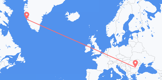 Greenland to Romania