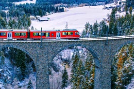 From Milan: Bernina Train, Swiss Alps & St. Moritz Day Trip