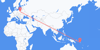 Flights from Solomon Islands to Poland