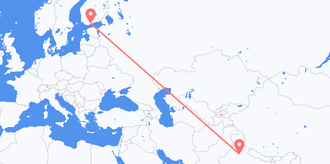 Flights from India to Finland