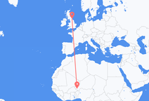 Niamey to Newcastle upon Tyne
