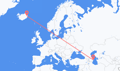 Flights from Baku to Egilsstaðir