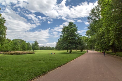Photo of Garden tete d or (Parc de la Tete d'Or) in Lyon, France.