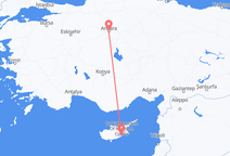 Flug frá Larnaka til Ankara