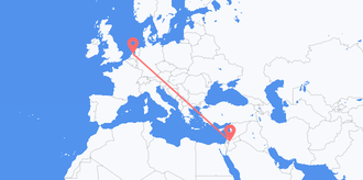 Flyrejser fra Jordan til Holland