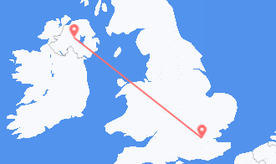 Flüge von Nordirland nach das Vereinigte Königreich