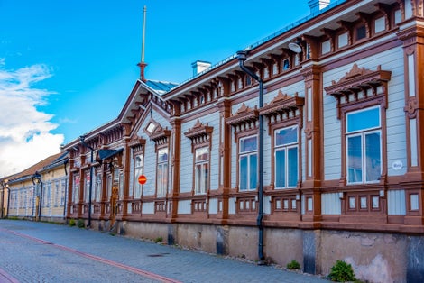 Marela museum at Vanha Rauma district of Rauma in Finland.