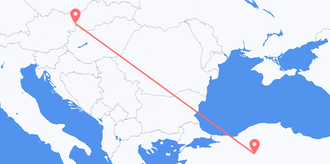 Flights from Turkey to Slovakia