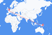 Flights from Port Moresby to Paris