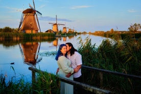 Fantastisk fotoshoot i Kinderdijk