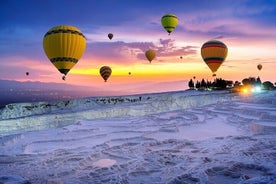 Pamukkale-tour met kleine groepen vanuit hotels in Kusadasi of Selcuk