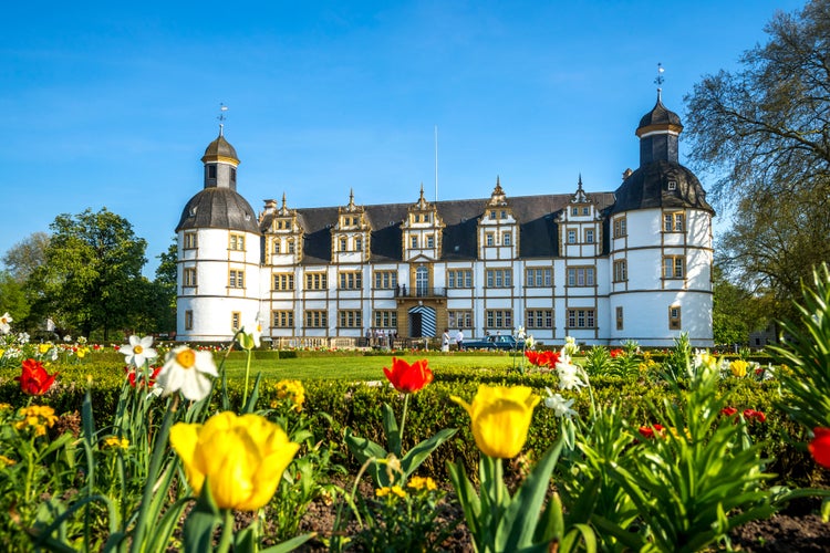 photo of Neuhaus castle in Paderborn in Germany.