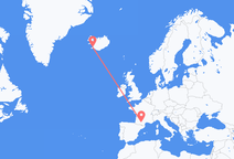 トゥールーズからレイキャビク行きのフライト