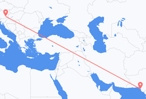 Vluchten van Karachi naar Graz