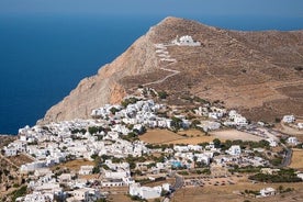 Privater Hubschraubertransfer von Naxos nach Folegandros