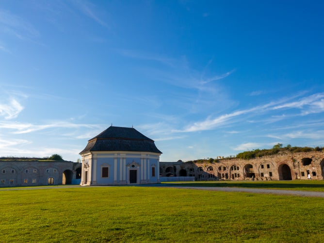 photo of Baroque Fortress chapel of St. Ann, part of the Fortress in Slavonski Brod, Croatia. Fortress was constructed in the 18th century as a defense against the Ottoman Empire .