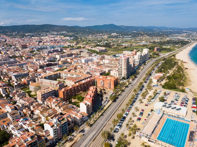 Image of landscape of Mataro in the Spain.