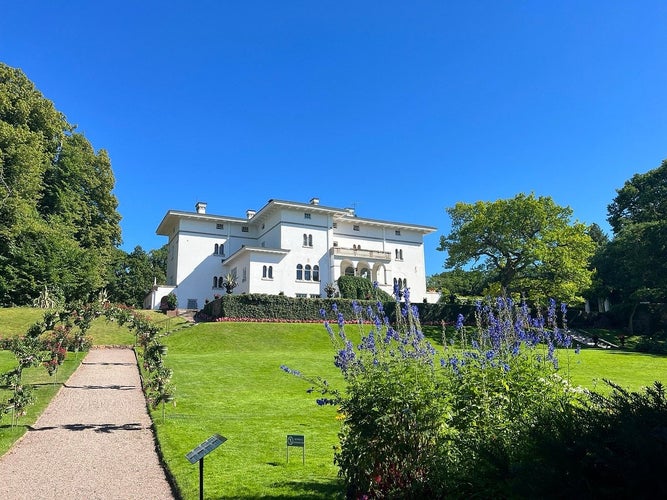 BORGHOLM, SWEDEN -  The summer residence of the Swedish king, called Solliden, and situated in Borgholm on the Swedish island Oland 