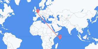 Voli dalle Seychelles per la Francia