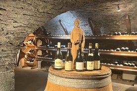 Við borðið með Louis de Funès Expo og vínsmökkun í Beaune