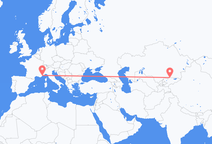 Flug frá Bishkek til Nice