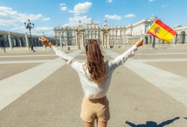 The Puerta del Sol square is the main public space in Madrid. In the middle of the square is located the office of the President of the Community of Madrid.