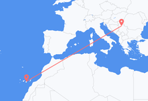 Las Palmas to Belgrade