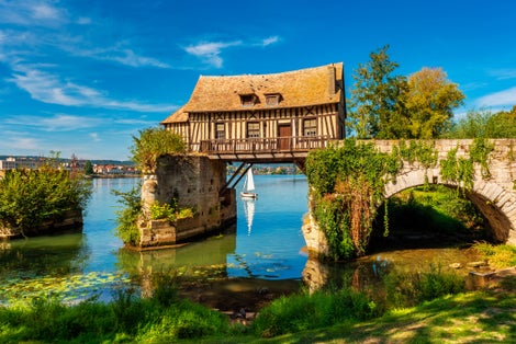 photo of The Old Mill of Vernon in Vernon Normandy France.