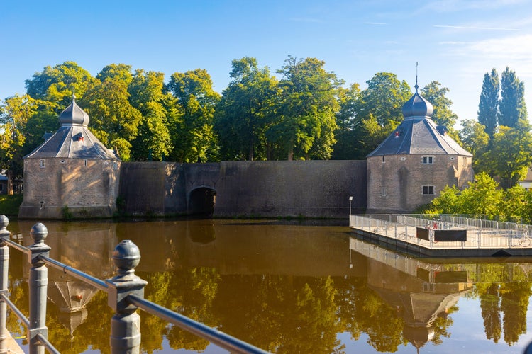 photo of viiew of Bouvigne is a castle near Breda, the Netherlands.