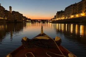 Florença panorâmica de barco com vinho