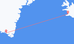 Flights from Reykjavík to Qaqortoq