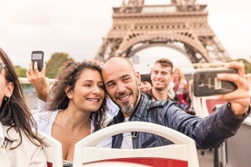 Hopp-på-hopp-av-tur med Big Bus og valgfritt elvecruise i Paris