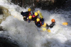 Pitlochry, Skotland: Hvítvatnsflúðasigling um sumar