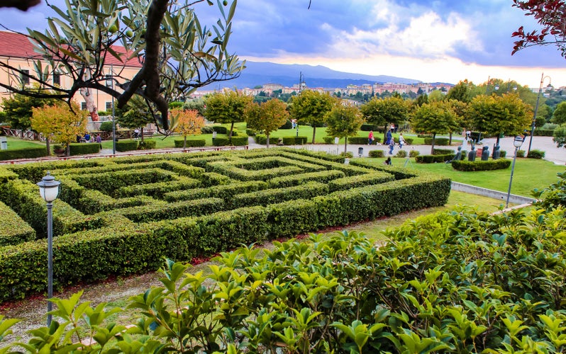 Park of Catanzaro. Calabria, Italy.