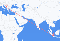 자카르타에서 출발해 포드고리차로 향하는 항공편