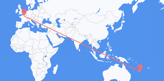 Flights from New Caledonia to France