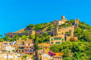 Photo of beautiful landscape with Cala Agulla and beautiful coast at Cala Ratjada of Mallorca, Spain.