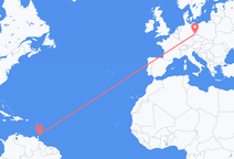 Flyrejser fra Tobago, Trinidad og Tobago til Dresden, Tyskland