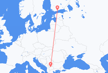 Flights from Skopje to Helsinki