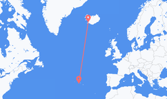 Reykjavík to São Roque do Pico