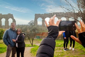 Appian Aqueducts eBike Tour Catacombs & Lunch Box (tillval)