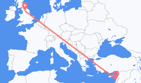 Flights from Lebanon to England