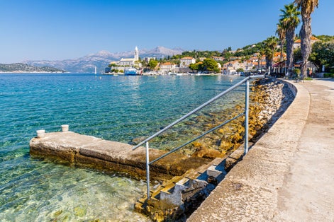 Photo of Lopud island, part of the Elafites archipel, Croatia.
