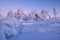 Photo of beautiful winter landscape of Luosto in finish Lapland, Finland.